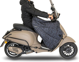 DECEMBER DEAL Stricto® - Premium scooter Heavy Duty beenkleed - Luipaard Grijs – water & winddicht – beenkleed universeel met imperfectie