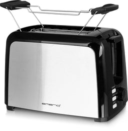 Emerio TO-123924 - Broodrooster - 2 sleuven 7 bruiningsniveaus - Zwart