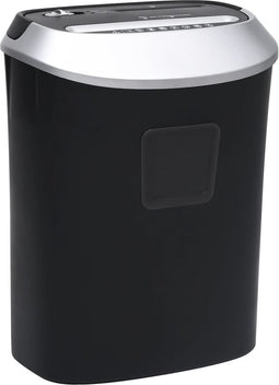 Déchiqueteuse de Papier 10 Feuilles Coupe Croisée Transversale Noir