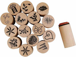 Deco Art Stempels, d: 20 mm, h: 26 mm, 15 stuks