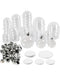 Deco ballen, d: 5+6+8 cm, 60 stuks
