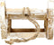 Deco Slee met 25 Warmwitte LED's 31,5x14,5x10,5 cm Natuur gemaakt van hout
