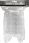 Deco ster, h: 10 cm, 5 stuks, transparant