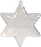 Deco ster, h: 10 cm, 5 stuks, transparant