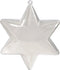 Deco ster, h: 10 cm, 5 stuks, transparant