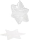 Deco ster, h: 10 cm, 5 stuks, transparant