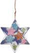 Deco ster, h: 10 cm, 5 stuks, transparant