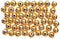 Deco Wax Kralen 5 Mm Acryl Goud 100 Stuks