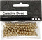 Deco Wax Kralen 5 Mm Acryl Goud 100 Stuks