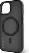 DECODED 360° Stand Case - iPhone 15 - 100% Gerecycleerd Plastic - Doorzichtig Hoesje - Geschikt voor MagSafe - Transparant Black Zwart