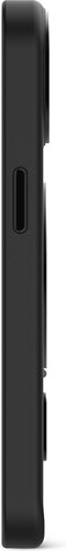 DECODED 360° Stand Case - iPhone 15 - 100% Gerecycleerd Plastic - Doorzichtig Hoesje - Geschikt voor MagSafe - Transparant Black Zwart