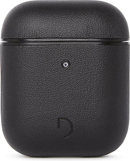 DECODED Airpods hoesje – Geschikt voor AirPods 1 / 2 Full Grain Leer (Zwart)