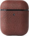 DECODED Airpods hoesje – Geschikt voor AirPods 1 / 2 Full Grain Leer (Kaneelbruin)
