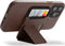 Decoded Card Stand Sleeve Leren Kaarthouder - 3 Pasjes - met MagSafe - Chocolate Brown