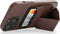 Decoded Card Stand Sleeve Leren Kaarthouder - 3 Pasjes - met MagSafe - Chocolate Brown