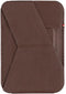 Decoded Card Stand Sleeve Leren Kaarthouder - 3 Pasjes - met MagSafe - Chocolate Brown
