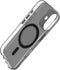 DECODED Clear Frosted Hoesje voor iPhone 16 – Anti-Yellowing - 100% Gerecycleerd Materiaal – Geschikt voor MagSafe - Doorzichtig Hoesje – Zwart