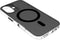 DECODED Clear Frosted Hoesje voor iPhone 16 – Anti-Yellowing - 100% Gerecycleerd Materiaal – Geschikt voor MagSafe - Doorzichtig Hoesje – Zwart