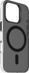 DECODED Clear Frosted Hoesje voor iPhone 16 Pro – Anti-Yellowing - 100% Gerecycleerd Materiaal – Geschikt voor MagSafe - Doorzichtig Hoesje – Zwart