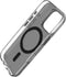 DECODED Clear Frosted Hoesje voor iPhone 16 Pro – Anti-Yellowing - 100% Gerecycleerd Materiaal – Geschikt voor MagSafe - Doorzichtig Hoesje – Zwart