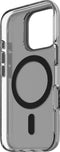 DECODED Clear Frosted Hoesje voor iPhone 16 Pro – Anti-Yellowing - 100% Gerecycleerd Materiaal – Geschikt voor MagSafe - Doorzichtig Hoesje – Zwart
