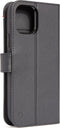 DECODED Detachable Wallet Case - iPhone 12 / 12 Pro - Afneembaar Hoesje met Pasjeshouder - Hoogwaardig Europees Leer - Magnetische Technologie van Apple - Zwart