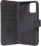 DECODED Detachable Wallet Case - iPhone 12 / 12 Pro - Afneembaar Hoesje met Pasjeshouder - Hoogwaardig Europees Leer - Magnetische Technologie van Apple - Zwart