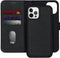 DECODED Detachable Wallet Case - iPhone 12 / 12 Pro - Afneembaar Hoesje met Pasjeshouder - Hoogwaardig Europees Leer - Magnetische Technologie van Apple - Zwart
