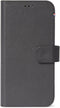 DECODED Detachable Wallet Case - iPhone 12 Mini - Afneembaar Hoesje met Pasjeshouder - Hoogwaardig Europees Leer - Magnetische Technologie van Apple - Zwart