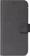 DECODED Detachable Wallet Case - iPhone 12 Mini - Afneembaar Hoesje met Pasjeshouder - Hoogwaardig Europees Leer - Magnetische Technologie van Apple - Zwart