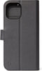 DECODED Detachable Wallet Case - iPhone 12 Mini - Afneembaar Hoesje met Pasjeshouder - Hoogwaardig Europees Leer - Magnetische Technologie van Apple - Zwart