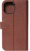 DECODED Detachable Wallet Case - iPhone 12 Mini - Afneembaar Hoesje met Pasjeshouder - Hoogwaardig Europees Leer - Magnetische Technologie van Apple - Bruin
