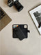 DECODED Detachable Wallet Case - iPhone 12 Mini - Afneembaar Hoesje met Pasjeshouder - Hoogwaardig Europees Leer - Magnetische Technologie van Apple - Zwart