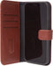 DECODED Detachable Wallet Case - iPhone 12 Mini - Afneembaar Hoesje met Pasjeshouder - Hoogwaardig Europees Leer - Magnetische Technologie van Apple - Bruin