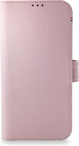 DECODED Detachable Wallet Case - iPhone 13 - Afneembaar Hoesje met Pasjeshouder - Hoogwaardig Europees Leer - Magnetische Technologie van Apple - Roze