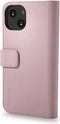 DECODED Detachable Wallet Case - iPhone 13 - Afneembaar Hoesje met Pasjeshouder - Hoogwaardig Europees Leer - Magnetische Technologie van Apple - Roze