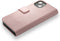 DECODED Detachable Wallet Case - iPhone 13 - Afneembaar Hoesje met Pasjeshouder - Hoogwaardig Europees Leer - Magnetische Technologie van Apple - Roze