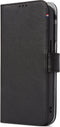 DECODED Detachable Wallet Case - iPhone 13 - Afneembaar Hoesje met Pasjeshouder - Hoogwaardig Europees Leer - Magnetische Technologie van Apple - Zwart