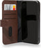 DECODED Detachable Wallet Case - iPhone 13 - Afneembaar Hoesje met Pasjeshouder - Hoogwaardig Europees Leer - Magnetische Technologie van Apple - Bruin