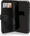 DECODED Detachable Wallet Case - iPhone 13 - Afneembaar Hoesje met Pasjeshouder - Hoogwaardig Europees Leer - Magnetische Technologie van Apple - Zwart