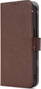 DECODED Detachable Wallet Case - iPhone 13 Pro - Afneembaar Hoesje met Pasjeshouder - Hoogwaardig Europees Leer - Magnetische Technologie van Apple - Bruin