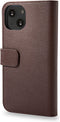 DECODED Detachable Wallet Case - iPhone 13 Pro - Afneembaar Hoesje met Pasjeshouder - Hoogwaardig Europees Leer - Magnetische Technologie van Apple - Bruin