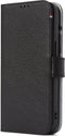 DECODED Detachable Wallet Case - iPhone 13 Pro Max - Afneembaar Hoesje met Pasjeshouder- Hoogwaardig Europees Leer - Magnetische Technologie van Apple - Zwart