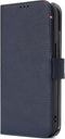DECODED Detachable Wallet Case - iPhone 13 Pro Max - Afneembaar Hoesje met Pasjeshouder- Hoogwaardig Europees Leer - Magnetische Technologie van Apple - Donkerblauw