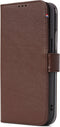 DECODED Detachable Wallet Case - iPhone 13 Pro Max - Afneembaar Hoesje met Pasjeshouder - Hoogwaardig Europees Leer - Bruin