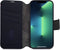 DECODED Detachable Wallet Case - iPhone 14 en 13 - Afneembaar Hoesje met Pasjeshouder - Hoogwaardig Europees Leer - Magnetische Technologie van Apple - Donker Blauw