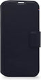 DECODED Detachable Wallet Case - iPhone 14 en 13 - Afneembaar Hoesje met Pasjeshouder - Hoogwaardig Europees Leer - Magnetische Technologie van Apple - Donker Blauw