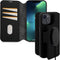 DECODED Detachable Wallet Case - iPhone 14 Plus - Afneembaar Hoesje met Pasjeshouder - Hoogwaardig Europees Leer - Magnetische Technologie van Apple - Zwart