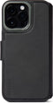 DECODED Detachable Wallet Case - iPhone 14 Pro - Afneembaar Hoesje met Pasjeshouder - Hoogwaardig Europees Leer - Magnetische Technologie van Apple - Zwart