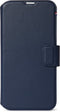 DECODED Detachable Wallet Case - iPhone 14 Pro - Afneembaar Hoesje met Pasjeshouder - Hoogwaardig Europees Leer - Magnetische Technologie van Apple - Donker Blauw